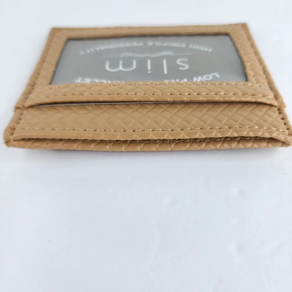 NO BRAND Low Profile Slim Wallet. New Without Tags.